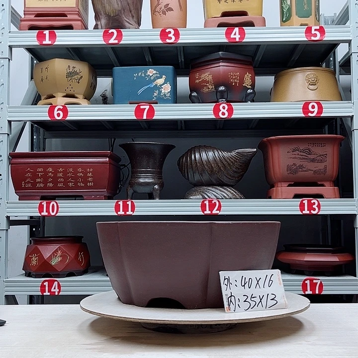 紫砂花盆紫砂花盆