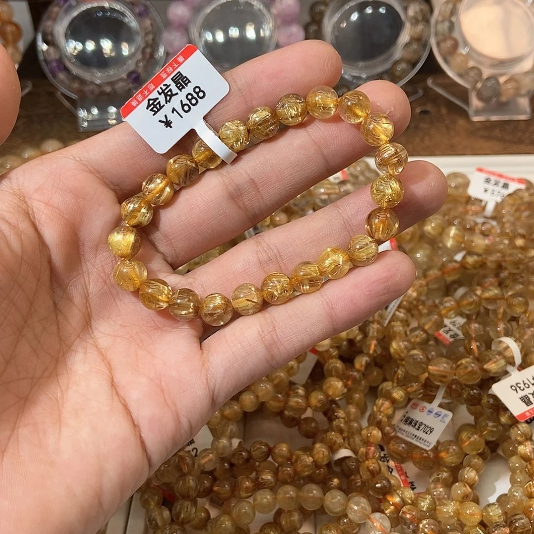 水晶手链未镶嵌株****饰美