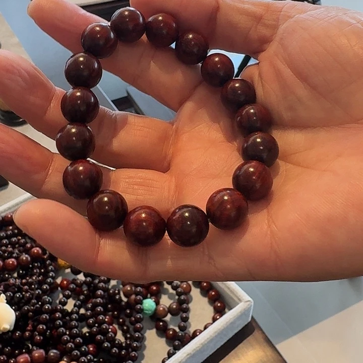 嘉*七天无理由退换货小叶紫檀12mm