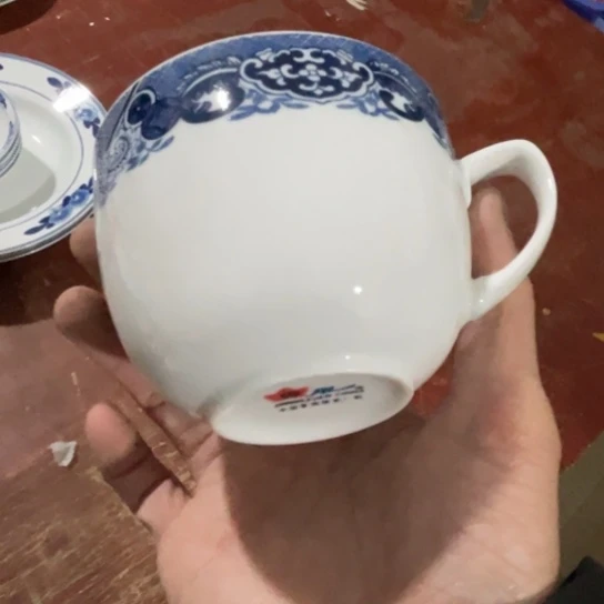 瓷片陶瓷红叶一套