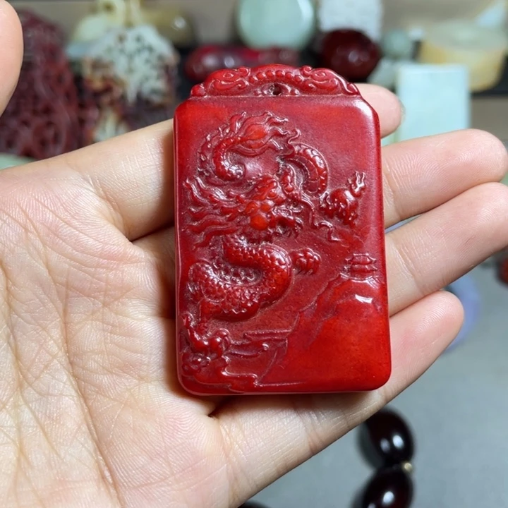 滴血莲花菩提吊坠