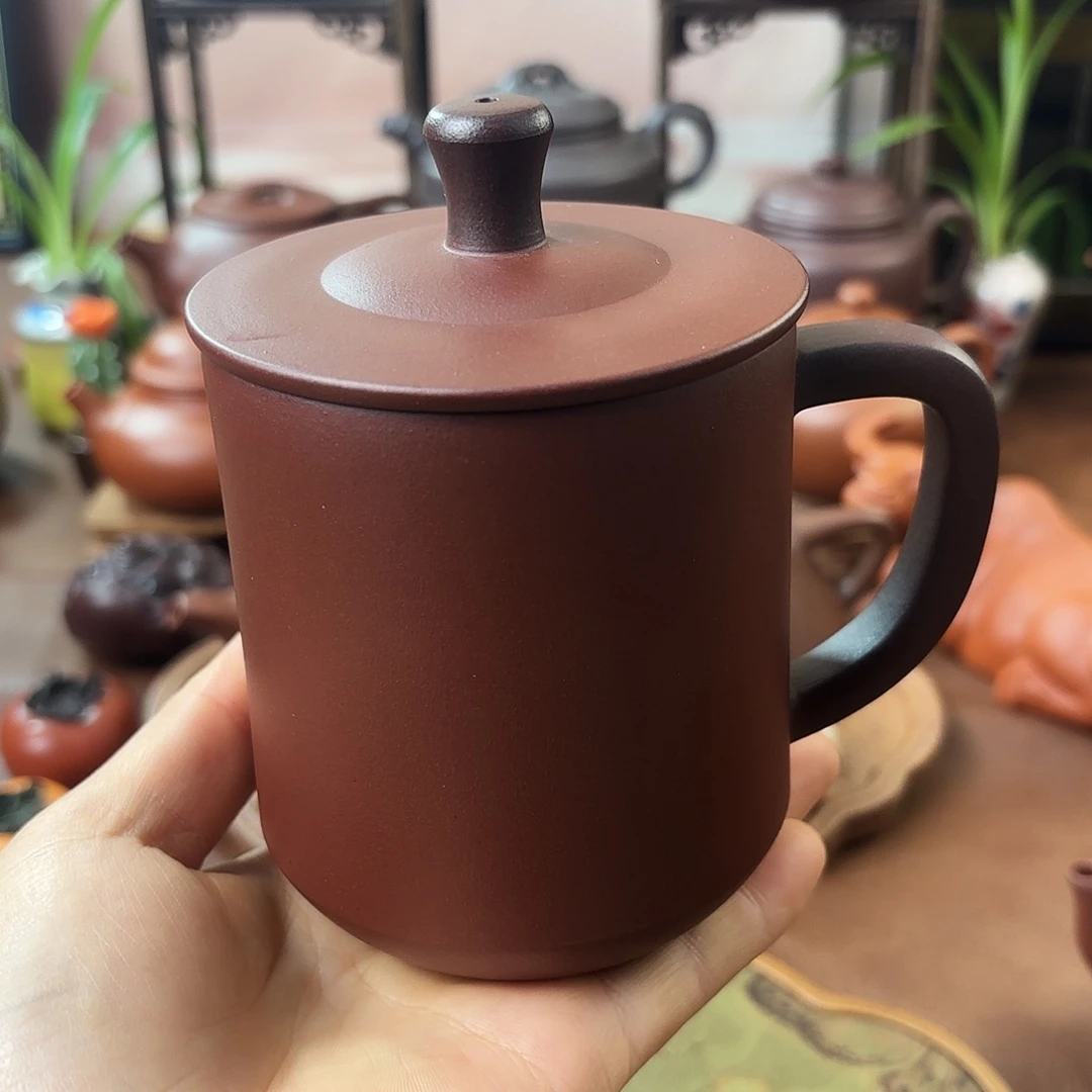 紫砂茶壶紫砂盖杯大容量