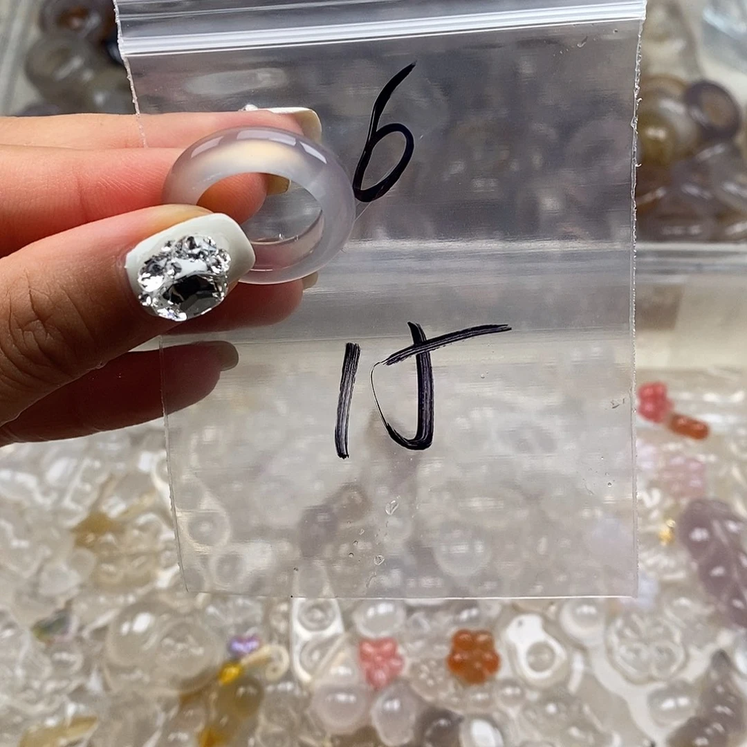 玛瑙/玉髓戒指合金