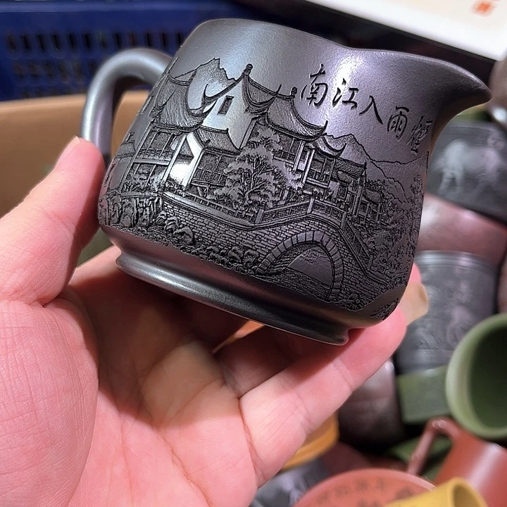茶杯紫砂全手工紫砂主人杯