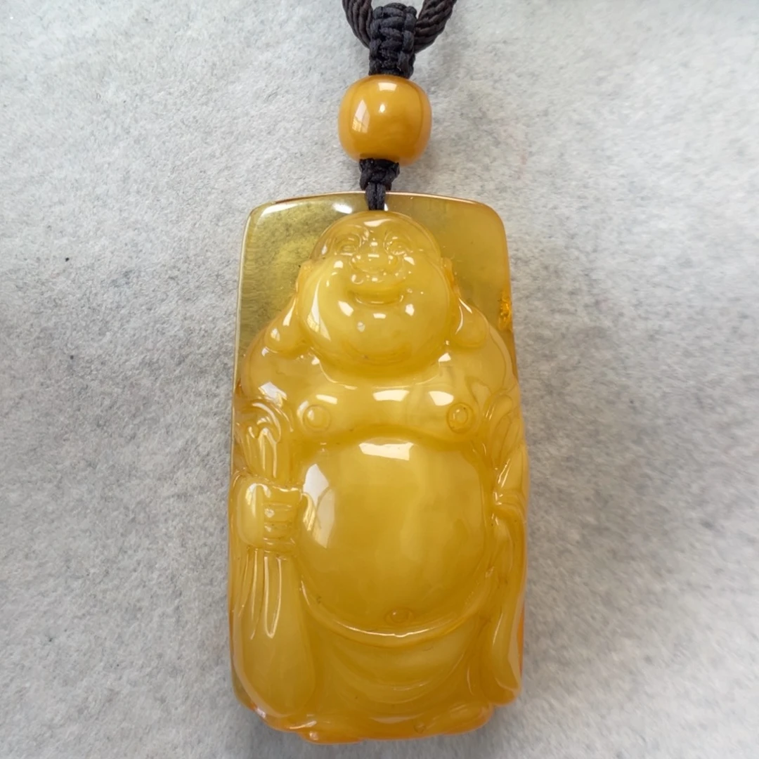 蜜蜡未镶嵌颈饰蜜蜡