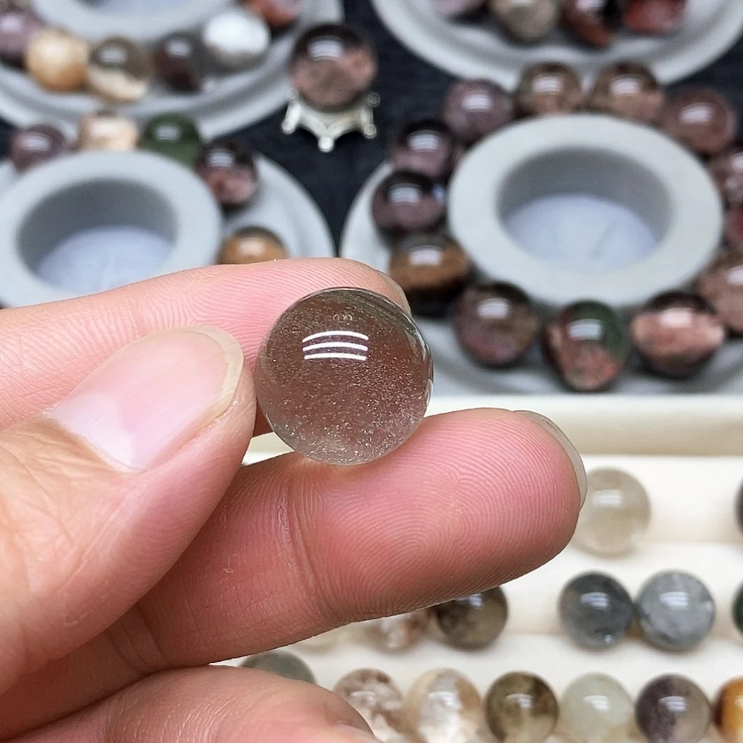 小***莲未镶嵌颈饰水晶德益堂水晶174