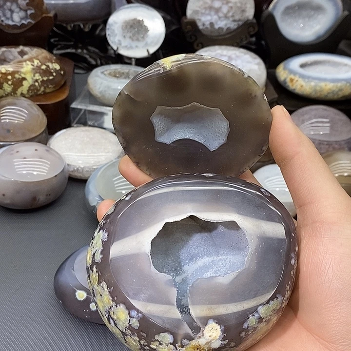 摆件紫晶未镶嵌聚宝盆