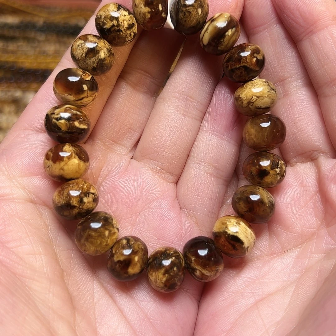 琥珀未镶嵌裸石抚顺琥珀10124十二