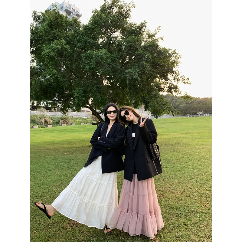 小君君布兰妮 伦敦街区/宽松经典廓形腔调H型一粒扣西装外套0816