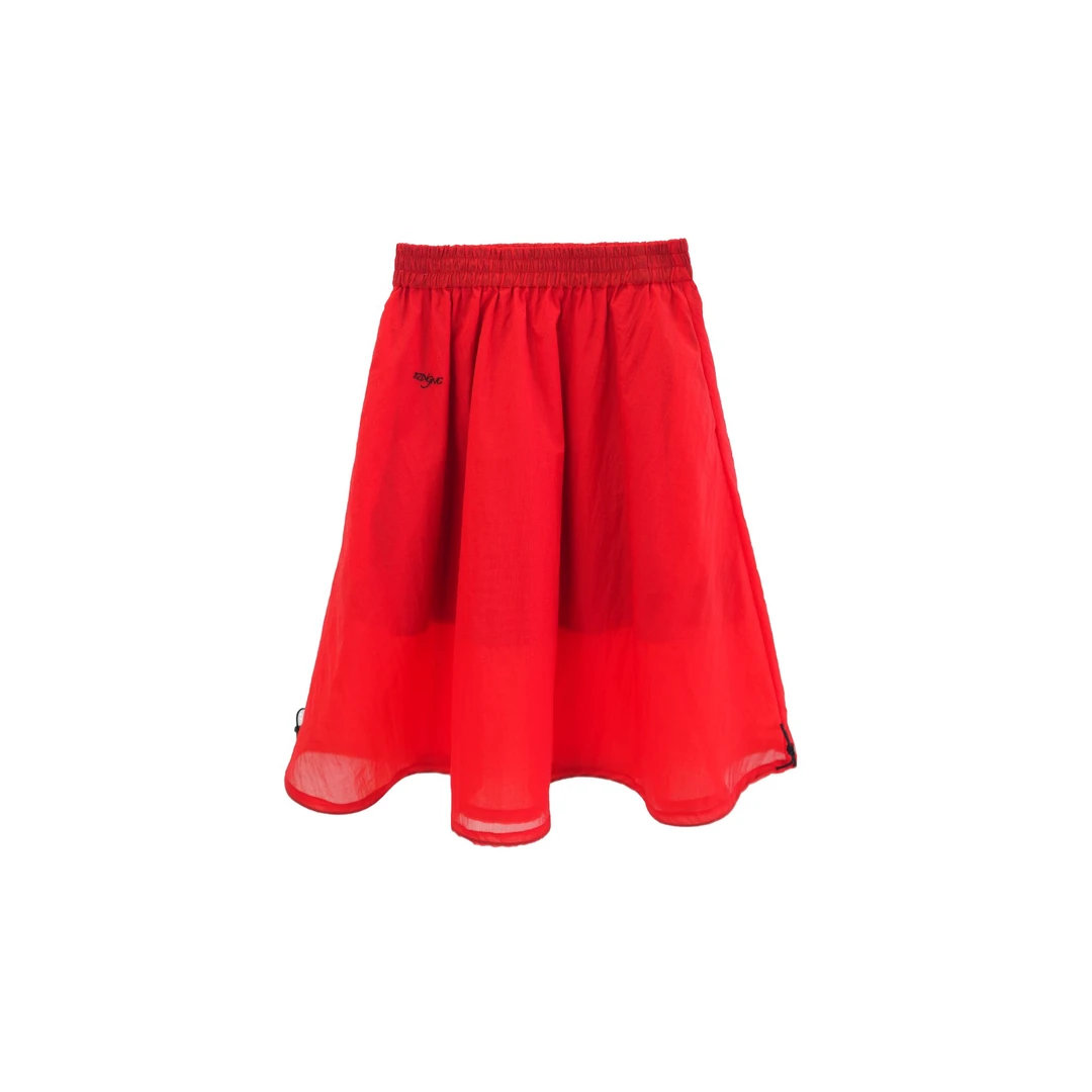 2XX 设计师品牌25早春新品松紧腰半裙休闲百搭纯色时尚舒适宽松女