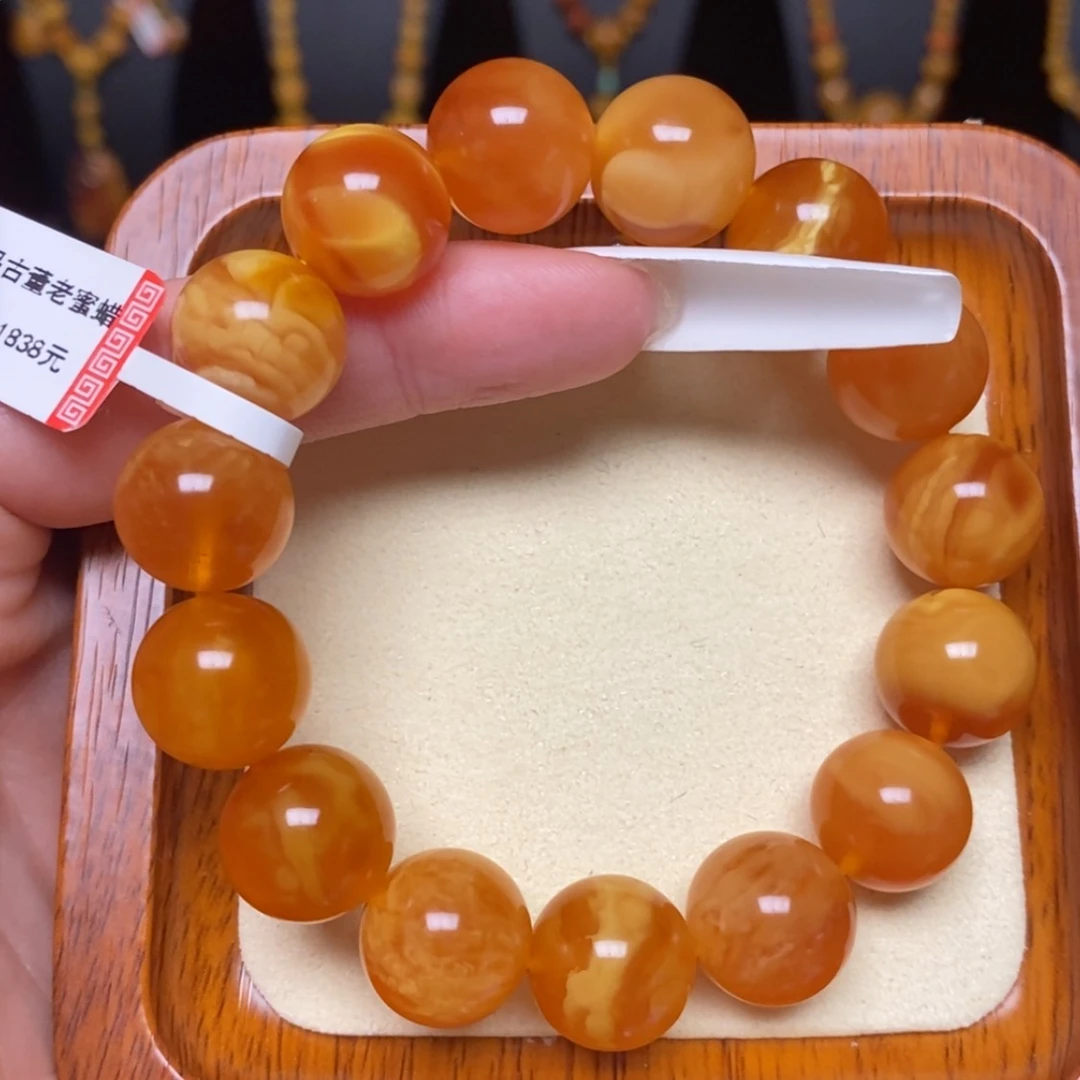 【闪购商品】蜜蜡手链未镶嵌手串