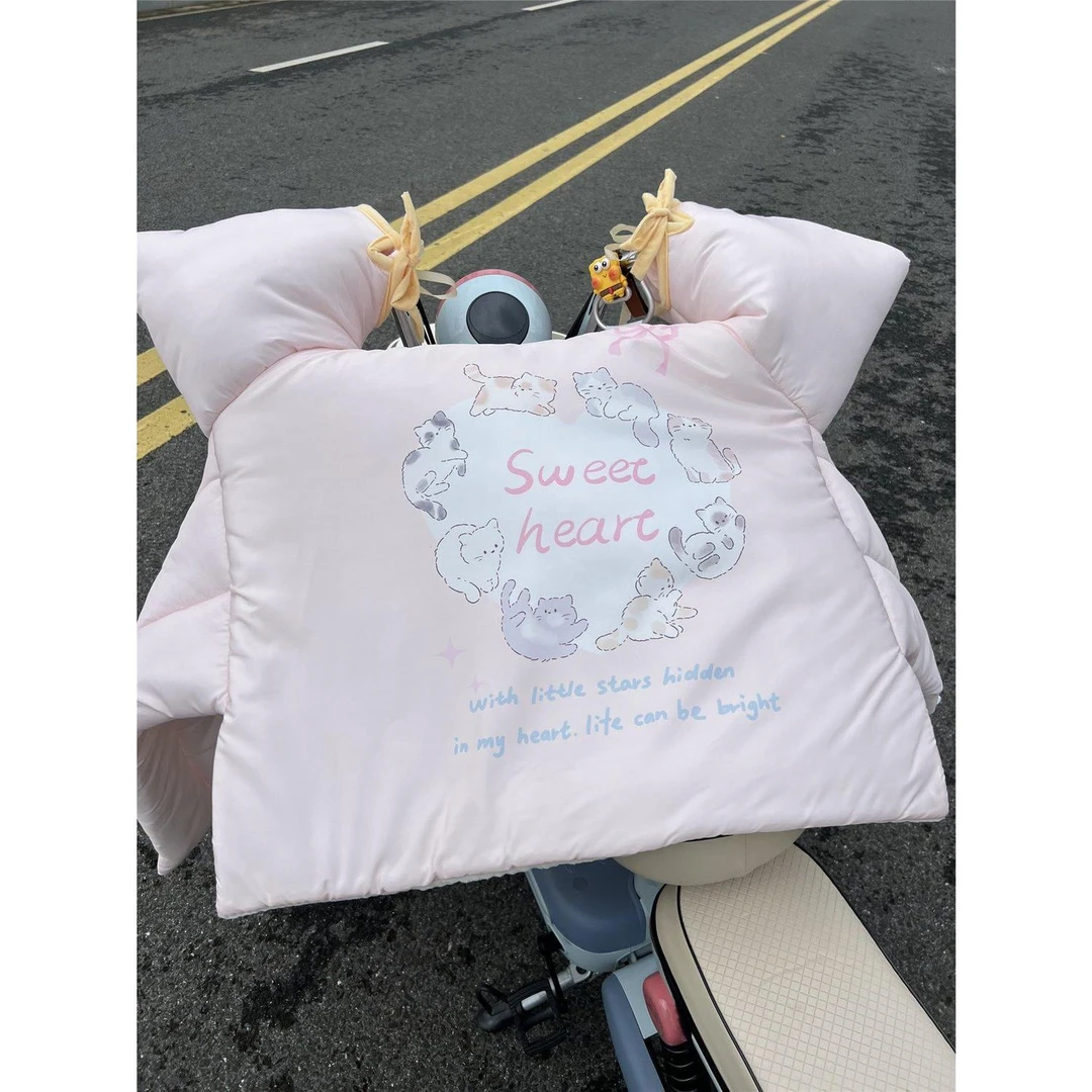 电动车新款挡风冬季加绒加厚电瓶车电瓶保暖防水防风摩托车通用