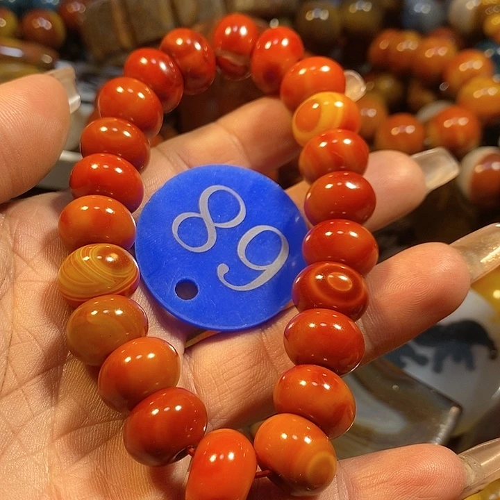 玛瑙/玉髓手链未镶嵌用****6