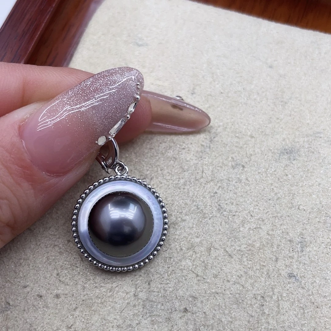 海水珍珠银S925镶嵌戒指