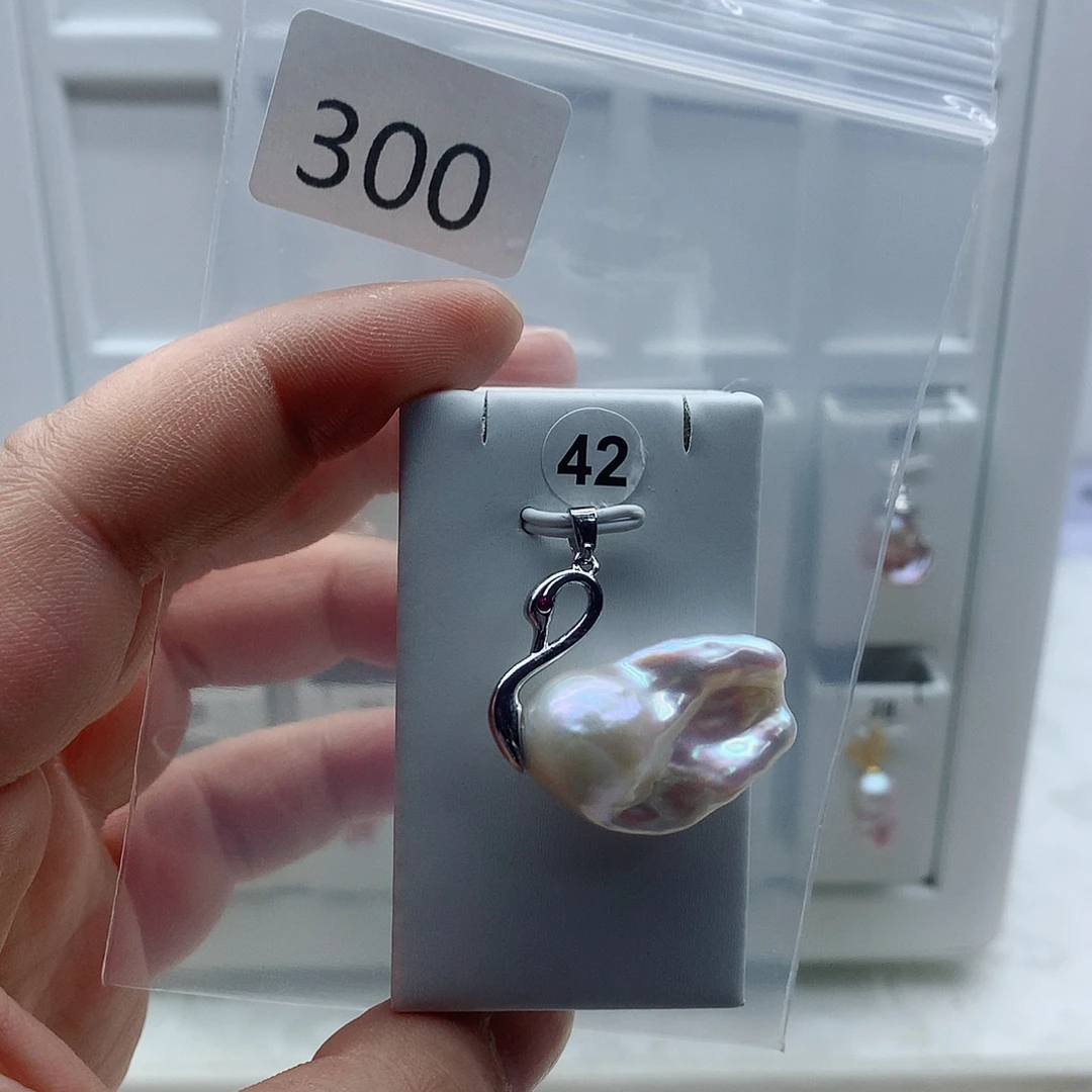 淡水珍珠吊坠(不含链)合金