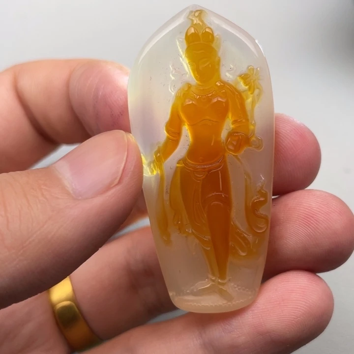 玛瑙/玉髓颈饰未镶嵌良*一