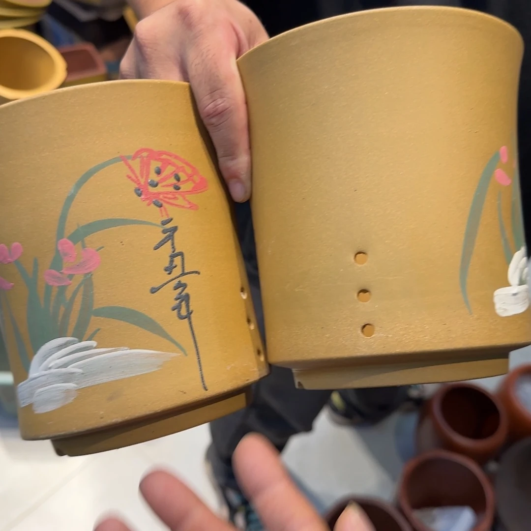 紫砂花盆瑕疵也不