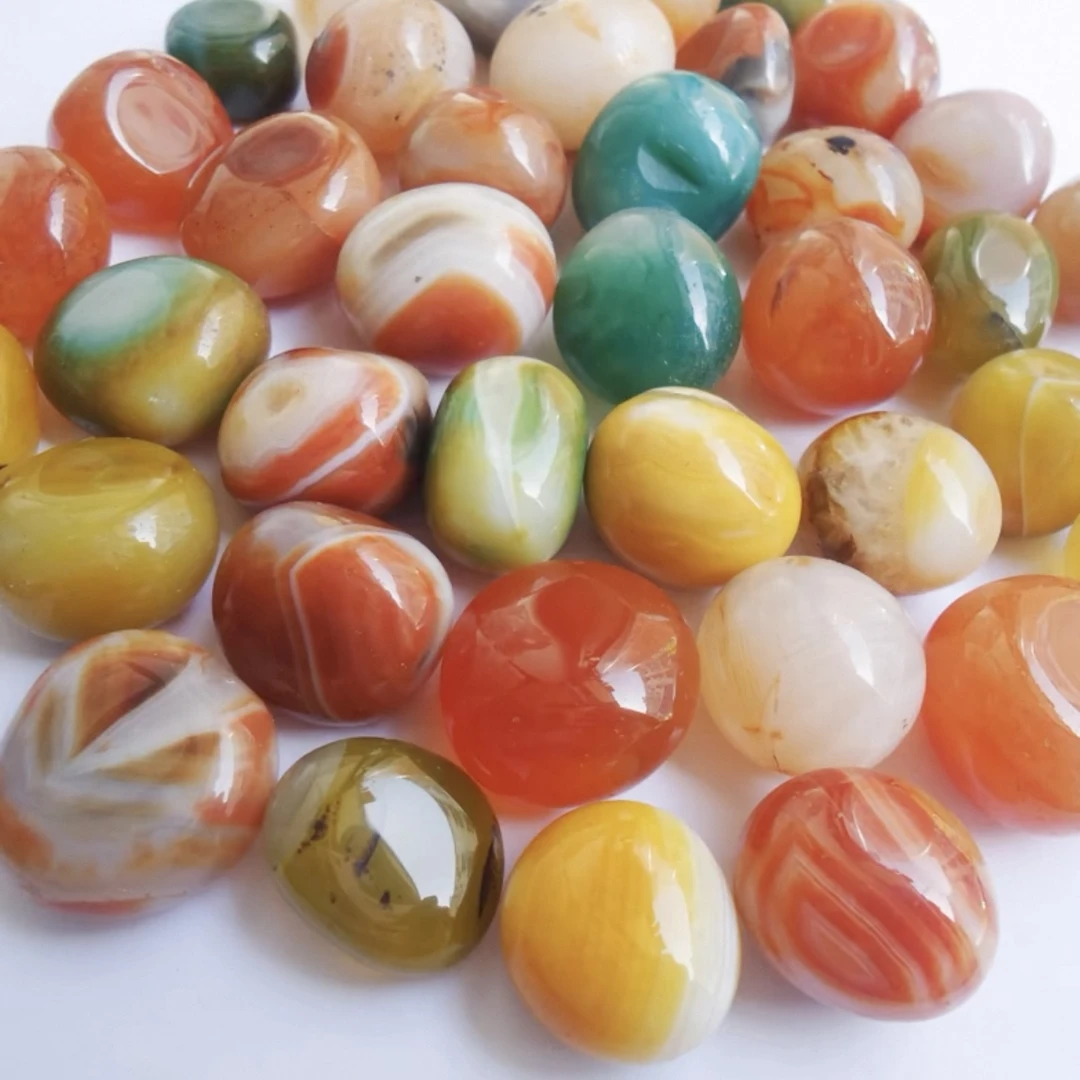 新疆戈壁三彩盆景石 十二生肖 一物一拍 所见所得