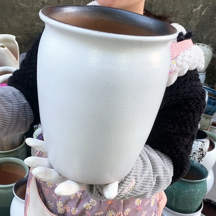 紫砂花盆正品口20高25