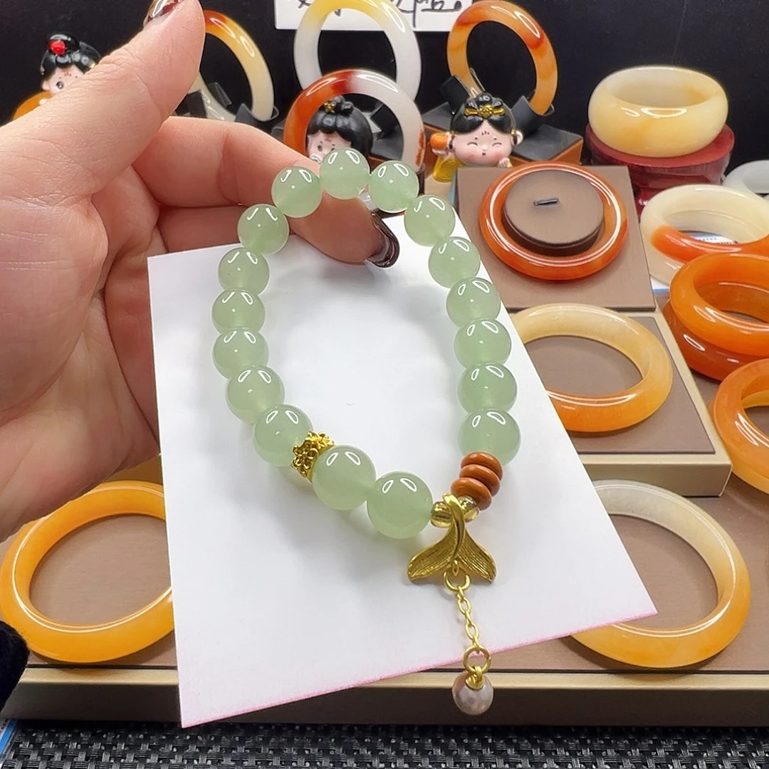 石英质玉未镶嵌手链