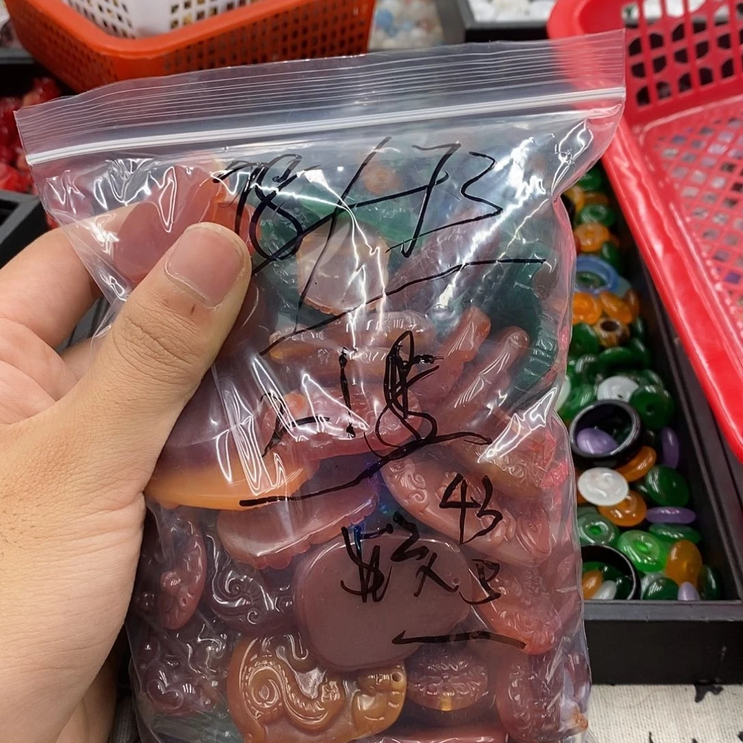 ꧁***꧂合金颈饰玛瑙/玉髓