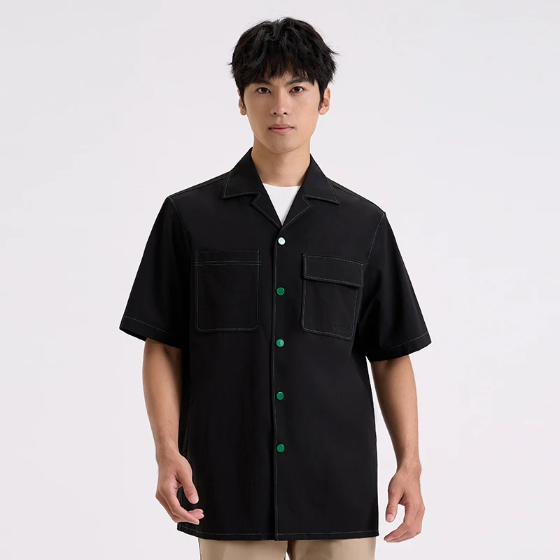 专柜春夏/柒牌/休闲短袖衬衫/K26A70120