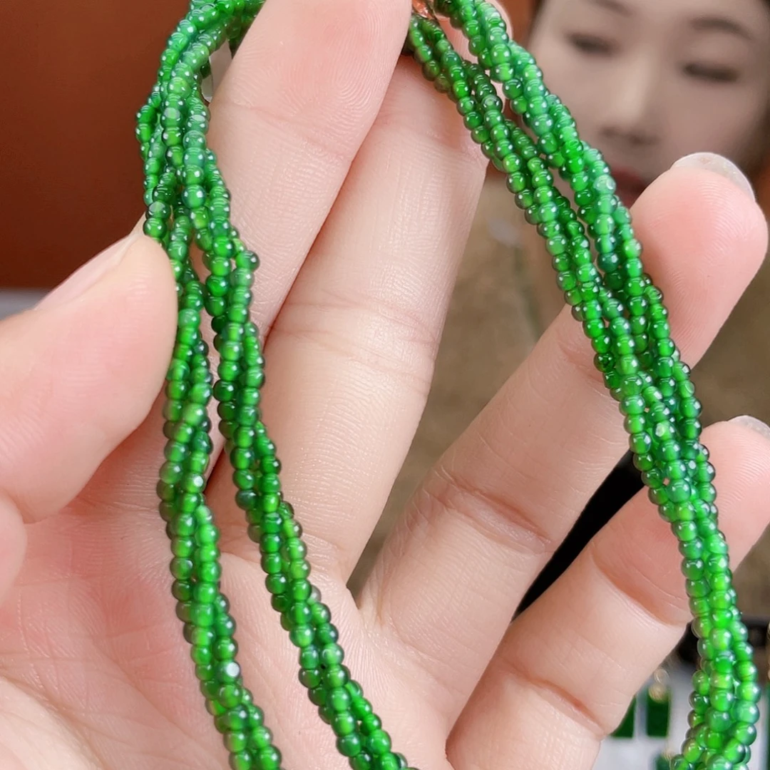 翡翠未镶嵌耳饰饰品