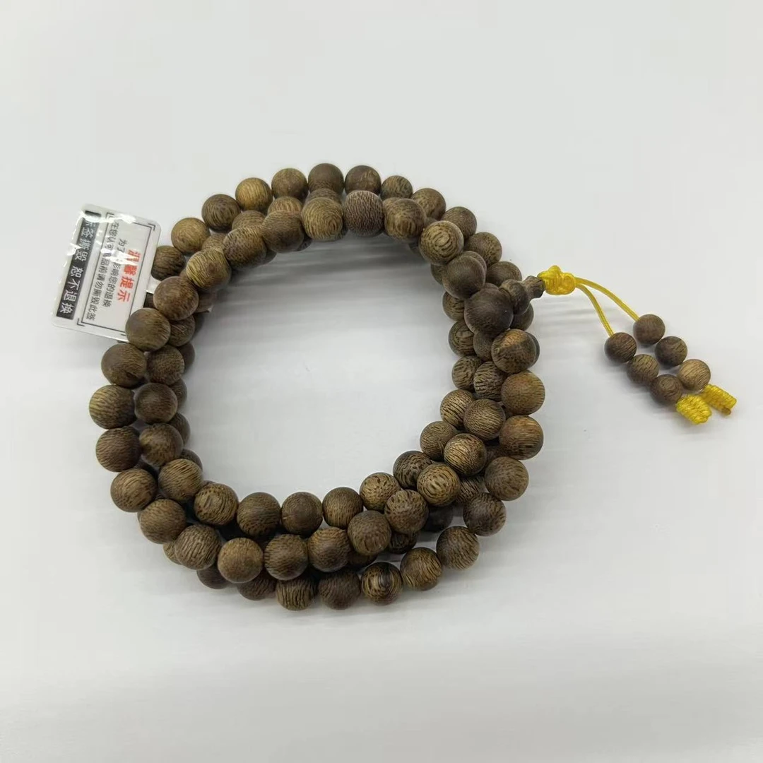 DY-B7801 老挝熟结土沉9分沉念珠 0.75cm 20.6g