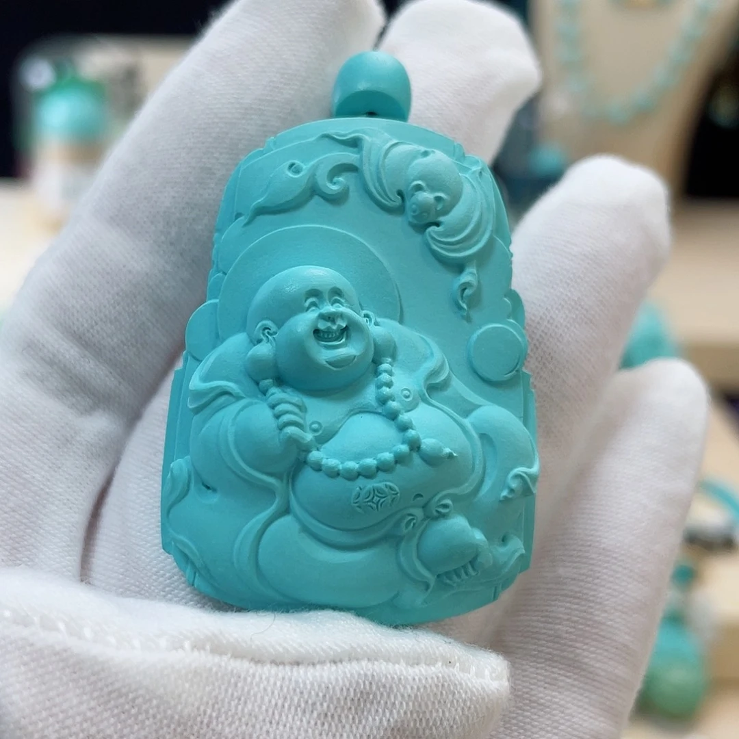 绿松石珠宝奇石未镶嵌