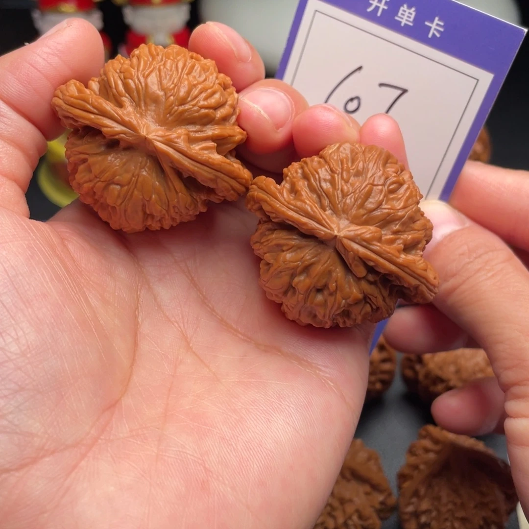 把件文玩核桃白狮子43全品107号