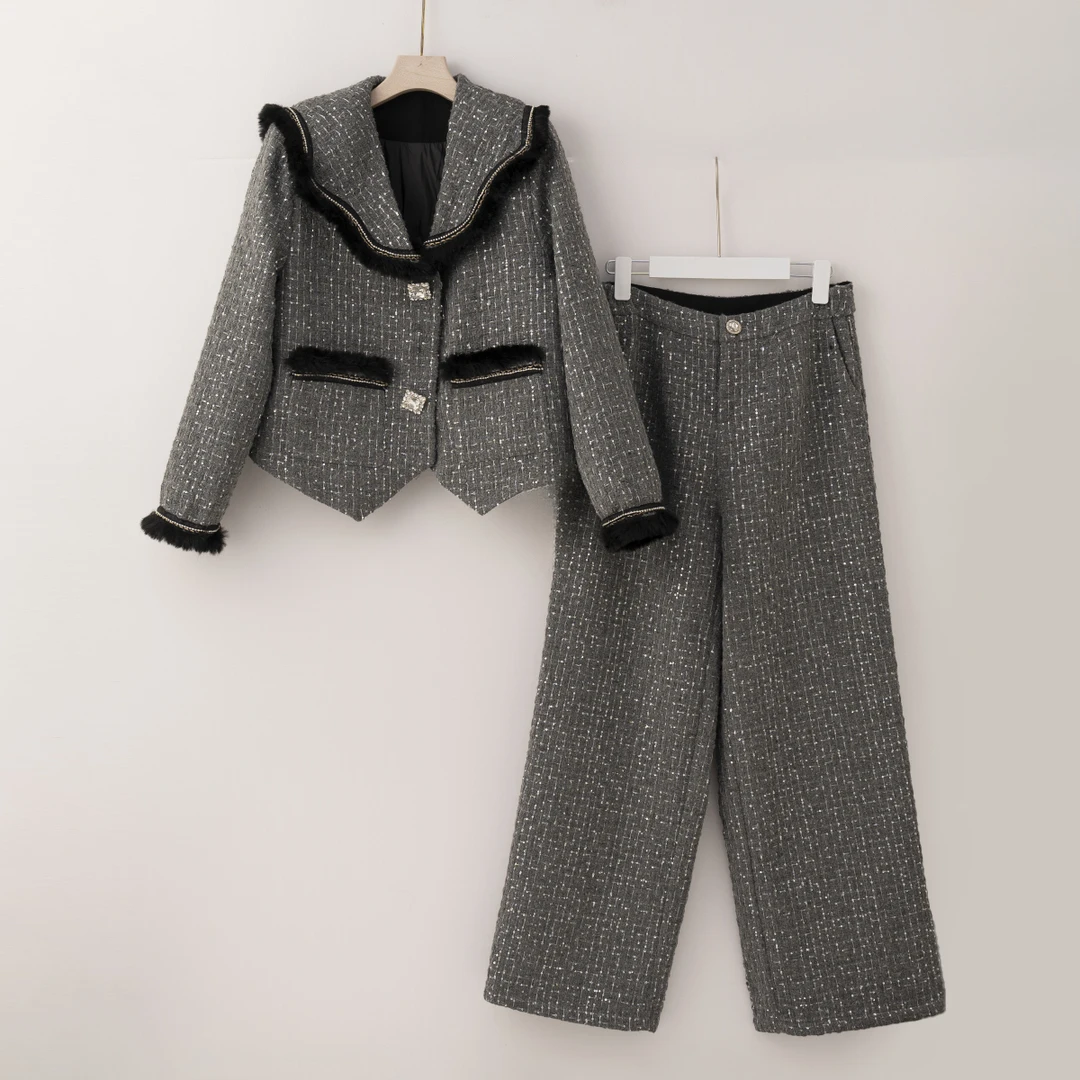 【特价-占单者限购】Q2249 亮眼！回头率顶顶顶！鹅绒服套装 21019