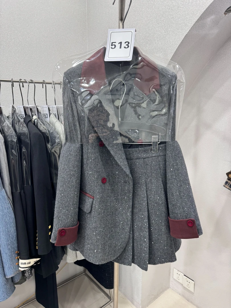 【高端定制女装】Y550-580小香风系列春季新款zhuan柜显瘦轻奢