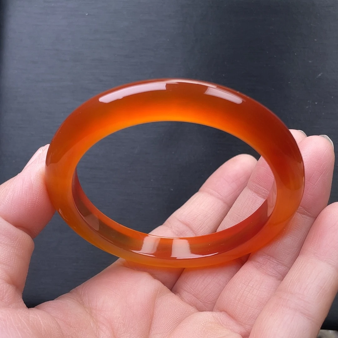 玛瑙/玉髓手镯未镶嵌57圈口