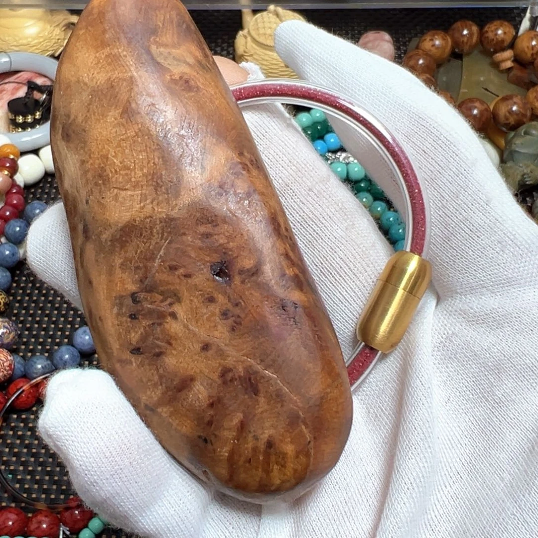 非洲檀香无事牌单圈手串