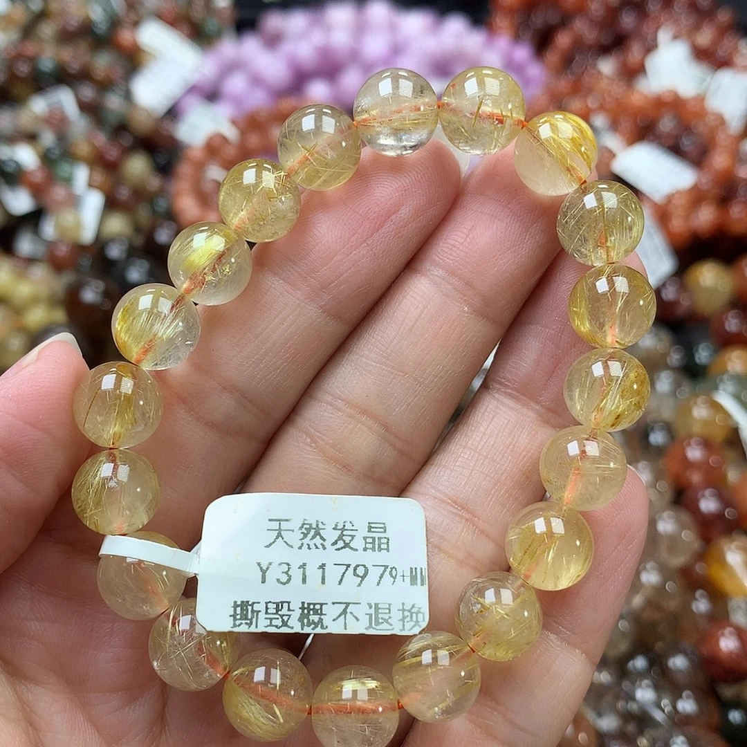 未镶嵌水晶手链，，，
