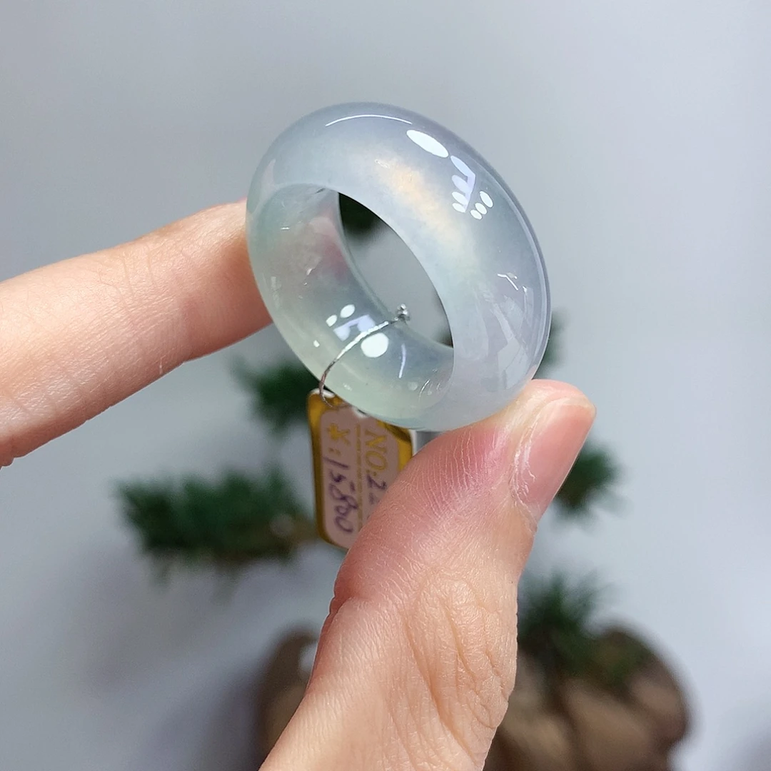 翡翠戒指未镶嵌22-23号