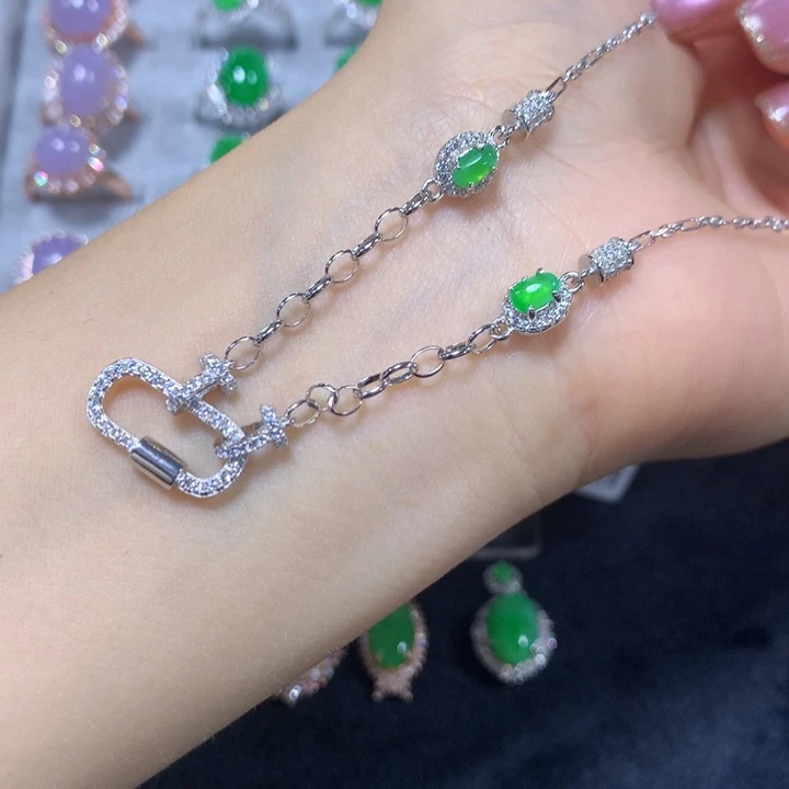 颈饰未镶嵌翡翠翡翠万能链