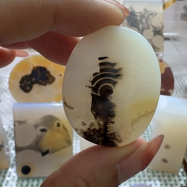 玛瑙/玉髓未镶嵌项链