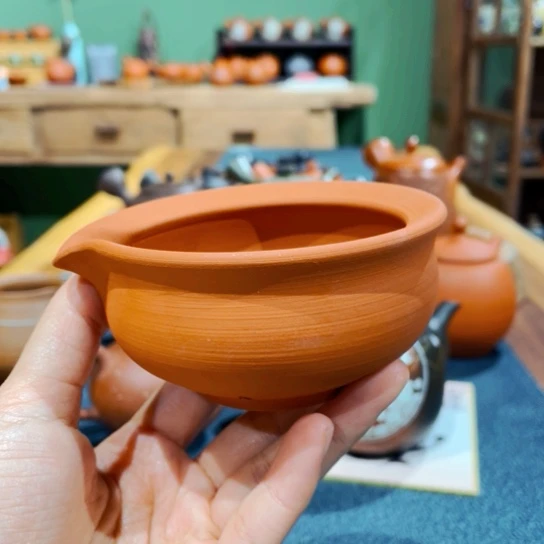 壶中川贵了公道杯常滑烧