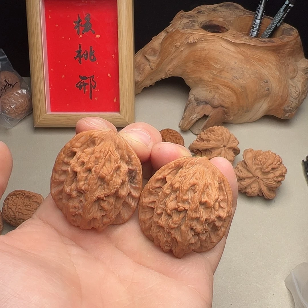 吊坠文玩核桃虎头