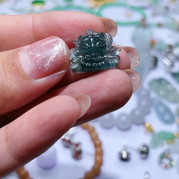 翡翠未镶嵌颈饰天然翡翠