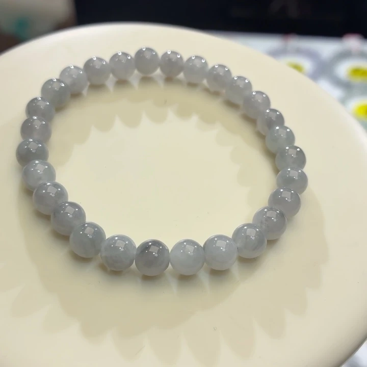 翡翠未镶嵌手链卡6.8福利款