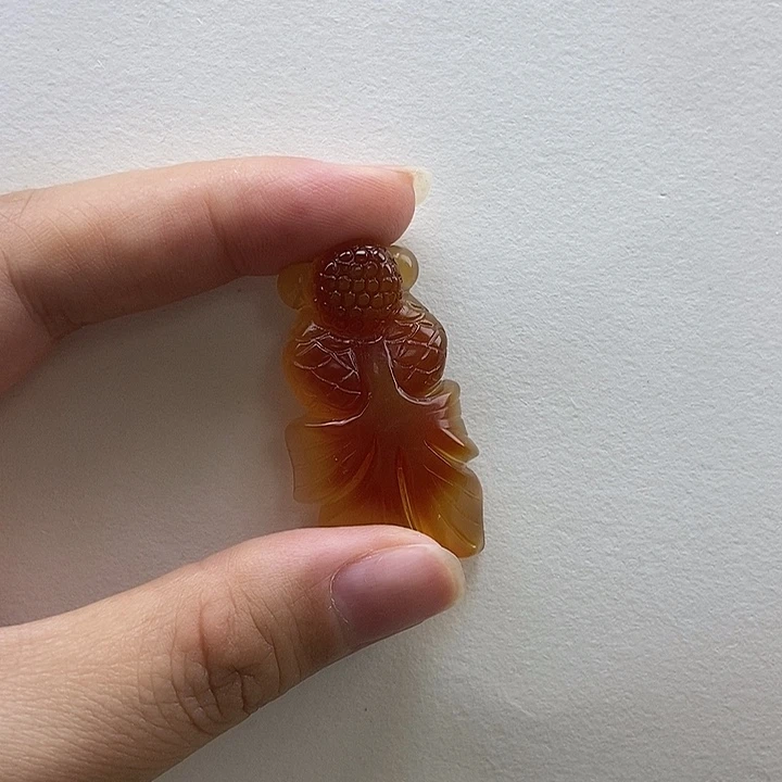 玛瑙/玉髓颈饰未镶嵌萌**呆