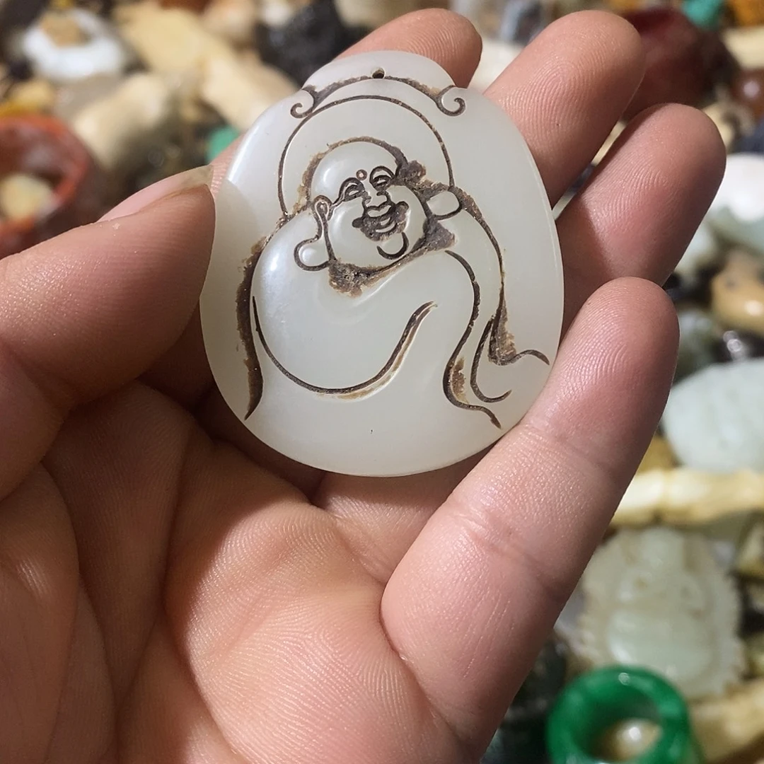 和田玉（糖玉）未镶嵌挂件