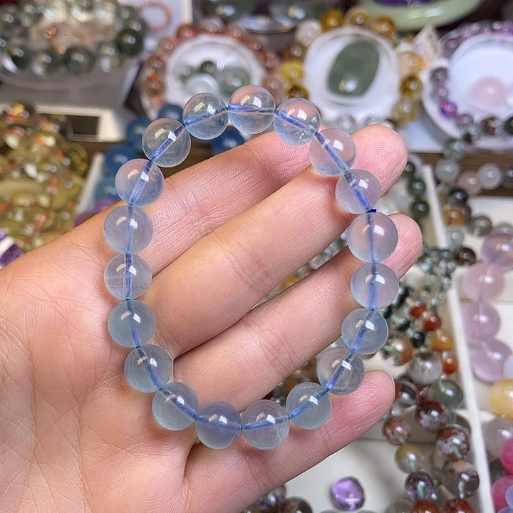 手链未镶嵌水晶海蓝宝