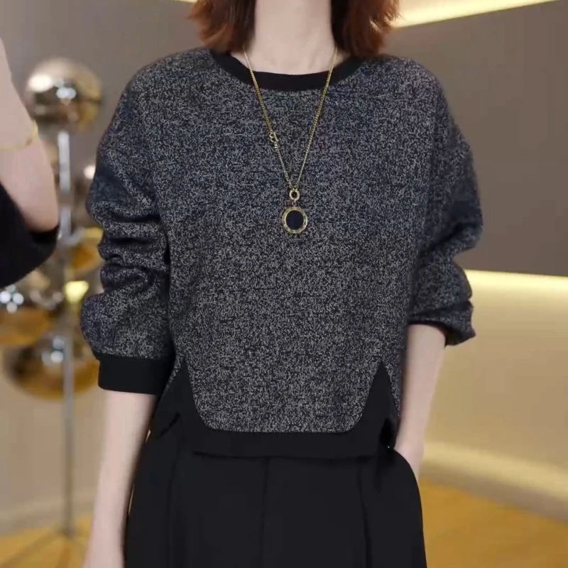 2025时尚秋冬新款洋气显瘦上衣宽松卫衣LK2507866