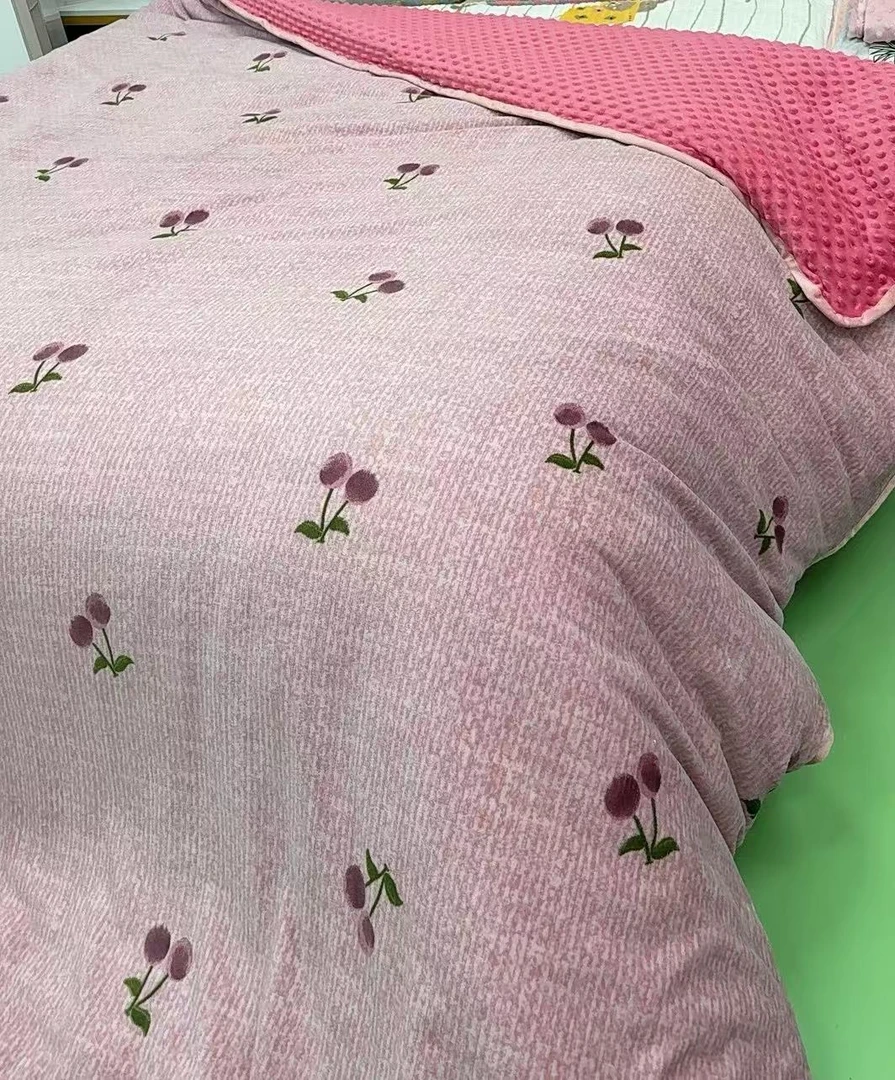 豆豆绒被罩冬款加厚保暖被罩双人婴童被罩