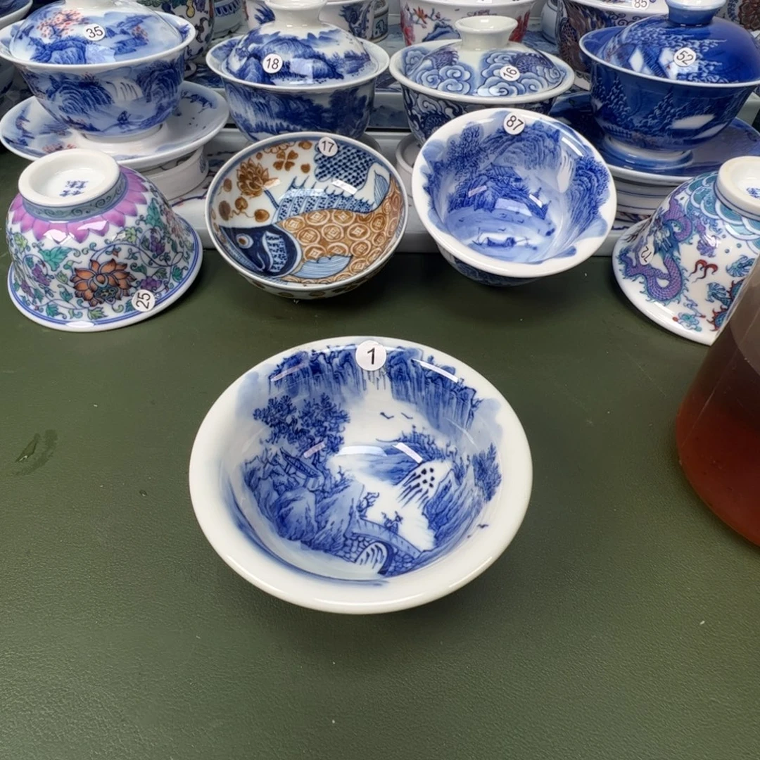 陶瓷景德镇纯手工纯手绘茶具木木1