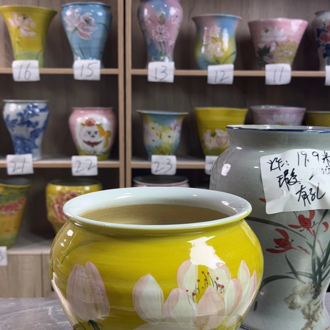 景德镇陶瓷花盆花盆