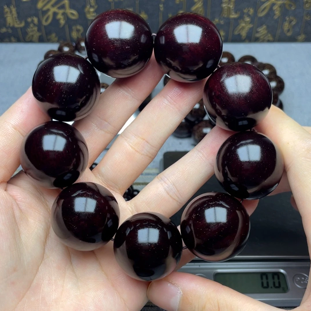 檀香紫檀（小叶紫檀）3.0 9颗 老料金星